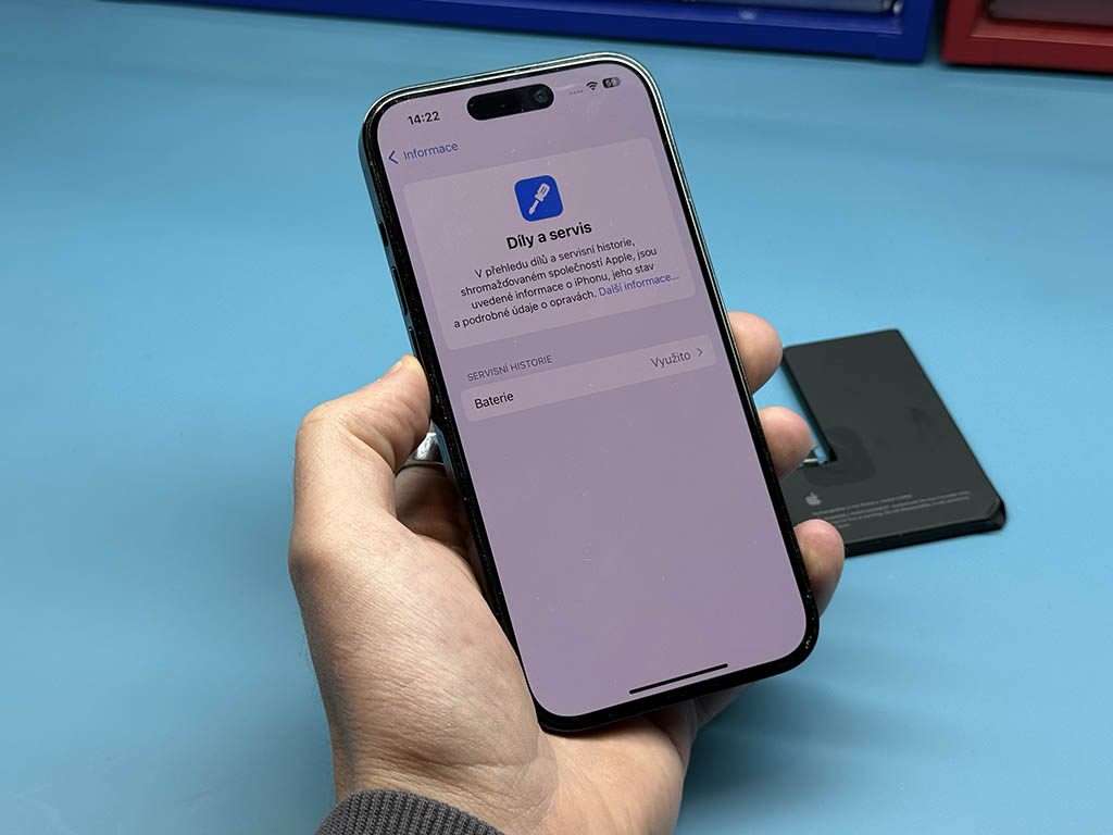 podpora konfigurace při výměně baterie v iPhonu - 1